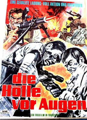 Die Hölle vor Augen Filmposter A 1 Original Kinoplakat 60/84