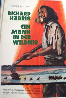 Ein Mann in der Wildnis Richard Harris Filmposter A 1 Original Kinoplakat 60/84