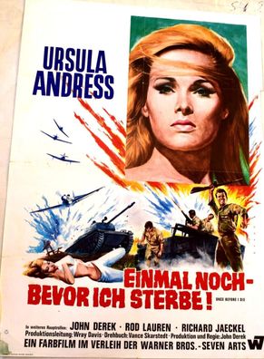 Einmal noch bevor ich sterbe Ursula Andress A 1 Kinoplakat - ca. 60 x 84cm