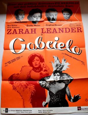 Gabriela Zarah Leander A 1 Kinoplakat - ca. 60 x 84cm
