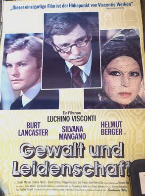 Gewalt und Leidenschaft Lucino Visconti Filmposter Original Kinoplakat 60/84