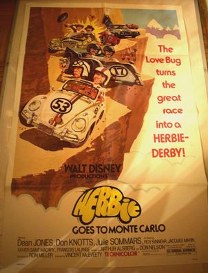 Herbie goes to Monte Carlo Kinoplakat A0 118,5 x 83,5cm