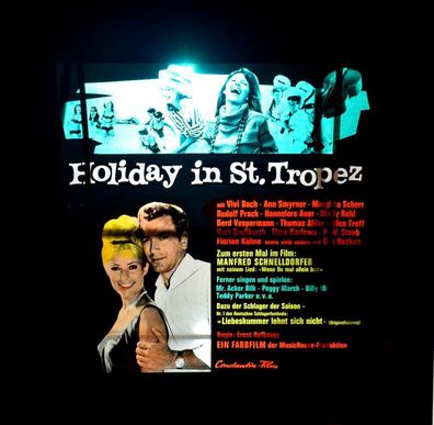Holiday in St. Tropez Original Kino-Dia / Film-Dia/ Diacolor
