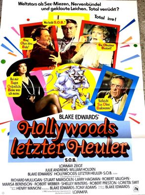 Hollywoods letzter Heuler Blake Edwards Filmposter Original Kinoplakat 60/84