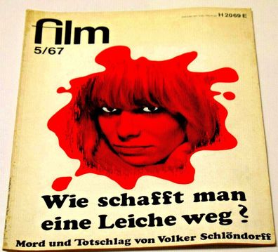 film Eine Deutsche Filmzeitschrift von Mai 1967 - Filmtexte VON Schlöndorff