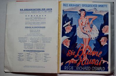Filmkatalog Mit Inhaltsverzeichnis der Produktion von 1932/33 und klein Poster
