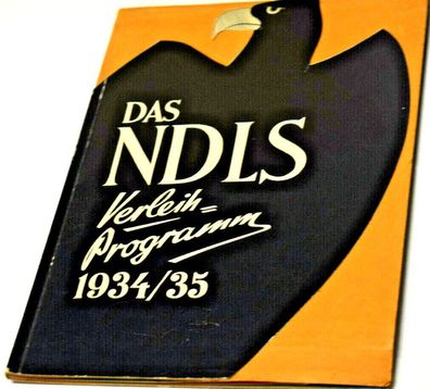 Filmverleihkatalog NDLS mit Inhaltsverzeichnis der Produktion von 1934/35