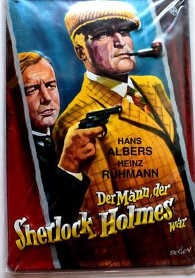 Hans Albers Der Mann der Sherlock Holmes war Email/ Blechschild, 20 x 30 cm,