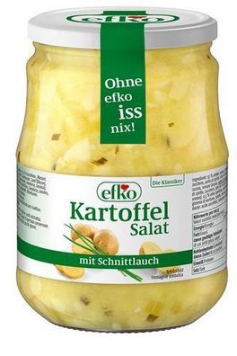efko Kartoffelsalat mit Schnittlauch v Efko 700g Österreichische Qualität Vegan