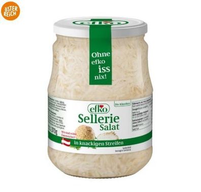 efko Selleriesalat in Streifen Efko 670g Österreichische Qualität Vegan