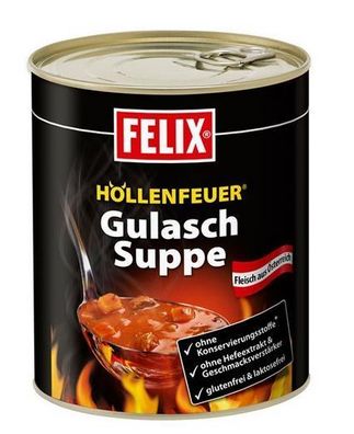 Felix Höllenfeuer Extra scharfe Gulaschsuppe 2900g - 4 Varianten/ Stückzahlen