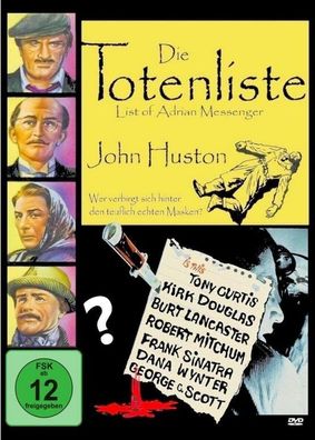 DIE Totenliste John Huston TONY CURTIS BURT Lancaster DVD NEU OVP