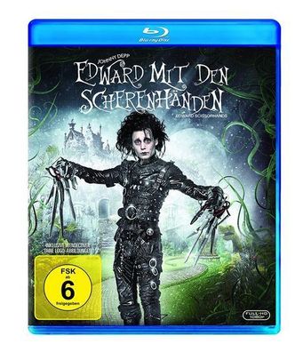 Edward mit den Scherenhänden Johnny Depp, Winona Ryder, Vincent Price, Blu-ray