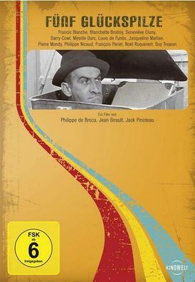 Fünf Glückspilze - von Philippe de Broca mit Louis de Funes - DVD/ NEU/ OVP
