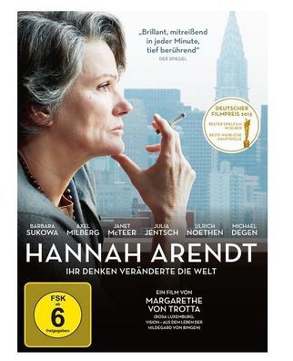 Hannah Arendt - Ihr Denken veränderte die Welt mit Barbara Sukowa, DVD/ NEU/ OVP