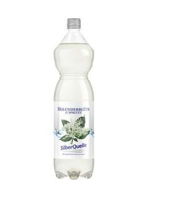 Echt Holler Holunder Holunderblüte Limonade gespritzt 1.5 l Flasche 3 Varianten
