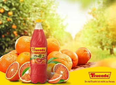 Frucade Blutorange mit Orangenfruchtsaft Limonade 1,5L - 3 Varianten