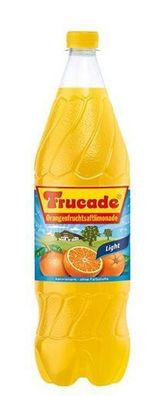 Frucade Light mit dem intensiv fruchtigen Geschmack saftiger Orangen 1,5L