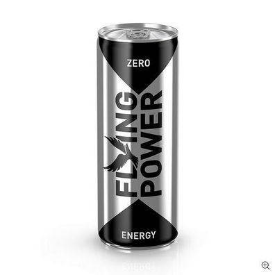 Flying Power Zero Energy Drink Dose Österreich 250ml - Varianten 1 - 24 Stck