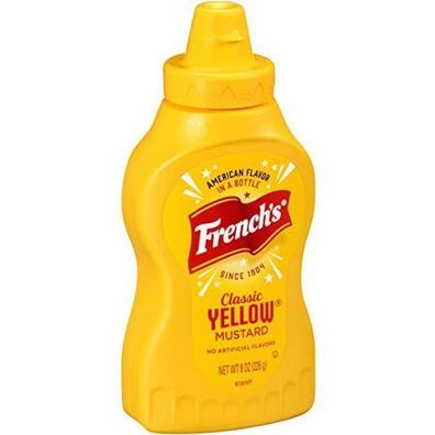 French´s Classic Yellow Mustard milder Senf Nr. 1 in den USA-Varianten 2-6 Stck