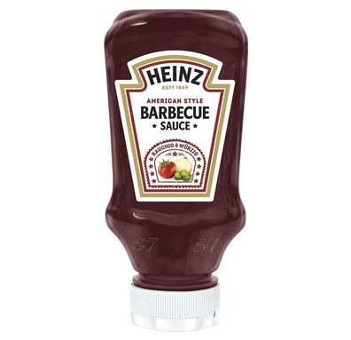 Heinz Barbecue Sauce American Style - 220 ml Flasche - Grillsauce 3 Varianten