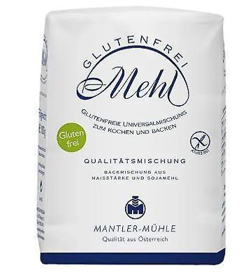 Glutenfreies Mehl aus Österreich - 1Kg Glutenfreie Backmischung zum Backen, Brot