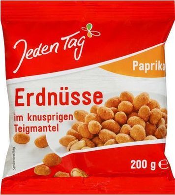 Erdnüsse - Erdnusskerne im Teigmantel mit Paprikawürzung 200g - 3 Varianten