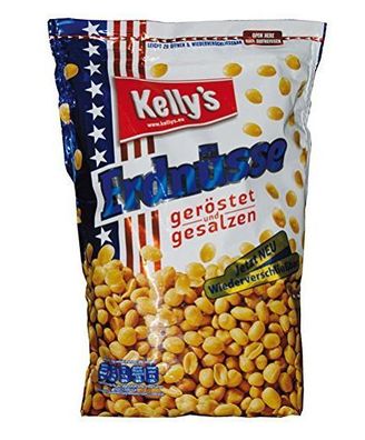 Erdnüsse geröstet/ gesalzen, wiederverschließbar Kellys - 1kg - 3 Varianten