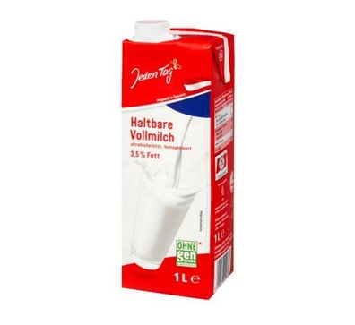 Haltbare Milch aus Österreich 3,5%Fett - Jeden Tag