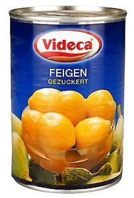 Feigen gezuckert von Videca 415 g für Getränke, Fruchtsalate