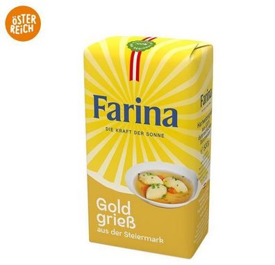 Farina Goldgries Polenta aus Weizengries - Österreichische Herstellung - 500g