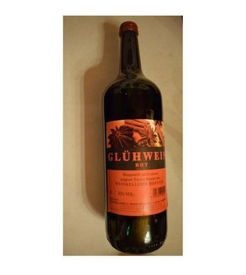 Roter Glühwein aus Österreich von Weinkellerei Meraner 1,0l - 6 Flaschen