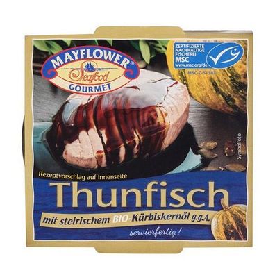 Thunfisch mit Bio Kürbiskernöl Mayflower - 4 Stückzahlen