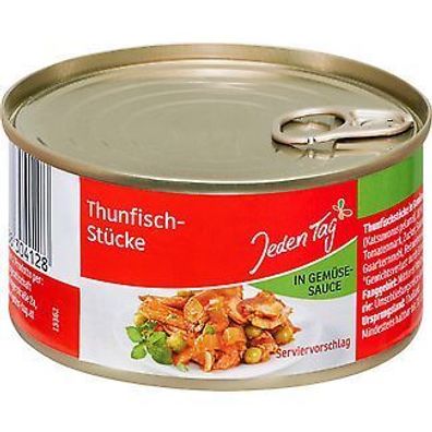 Thunfischstücke in Gemüsesauce und Zwiebel je 185g - 3 Varianten