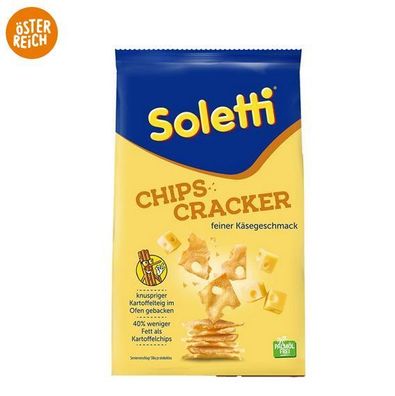 Soletti Chips Cracker mit Käsegeschmack Kartoffelsnack