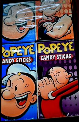 Popeye Candy Sticks Zuckerstangen je 15 g 48 Packungen