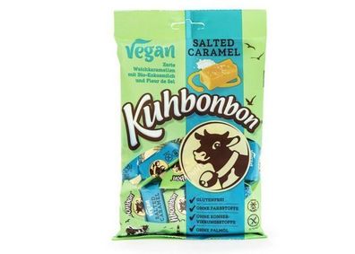 Salzkaramell Kuhbonbon Vegan Salted Caramel - das laktosefreie 165g Beutel