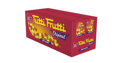 Tutti Frutti Fruchtgummi Weingummi Red Band Original Multipack: 48 Packungen zu 15 g