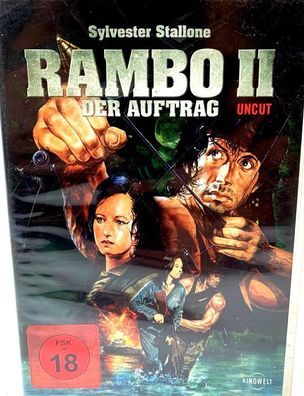 Rambo 2 Der Auftrag Sylvester Stallone Uncut DVD NEU OVP