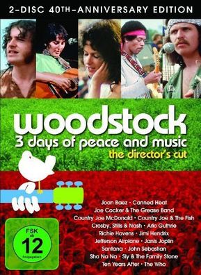 Woodstock - 40th Anniversary Edition - Special Edition (2-Discs) DVD NEU & OVP