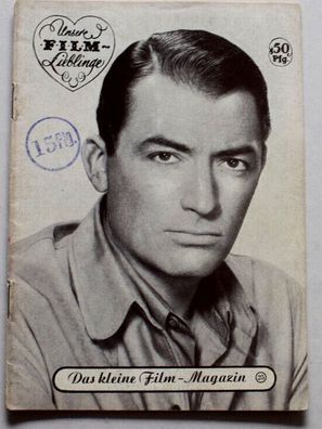 Unser Filmlieblinge ca. 12 x 17cm - Original Filmzeitschrift Nr. 25 Gregory Peck