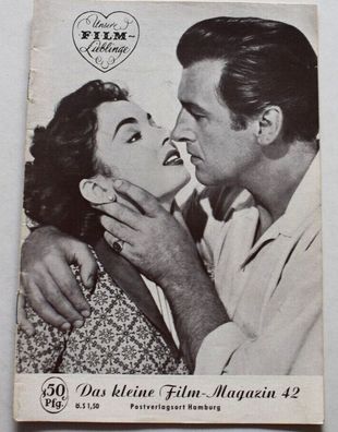 Unser Filmlieblinge ca. 14 x 20cm - Original Filmzeitschrift Nr. 42 Jänner 1955