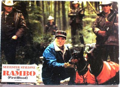 Rambo First Blood Sylvester Stallone - Original Kinoaushangfoto 30x24cm Motive 1