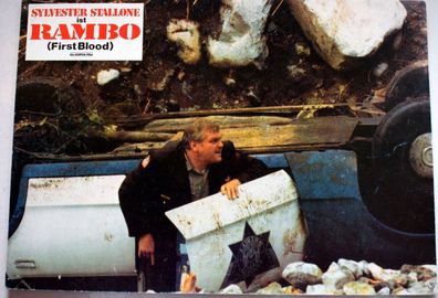 Rambo First Blood Sylvester Stallone - Original Kinoaushangfoto 30x24cm Motive 2