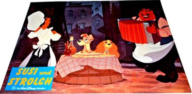 Susi und Strolch - Walt Disney/ Warner Verleih - Original Kinoaushangfoto 30x24cm