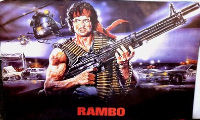 Rambo Sylvester Stallone A1 60 x 84 cm Filmplakat, Poster gerollt