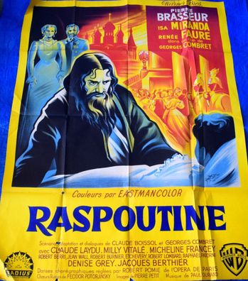 Rasputin (1954) Pierre Brasseur, Isa Miranda Film/ Kinoposter A0 157 x 116,5cm