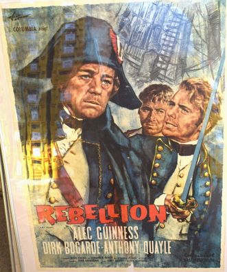 Rebellion Alec Guiness Dirk Bogarde Filmposter A 1 Original Kinoplakat 60/84