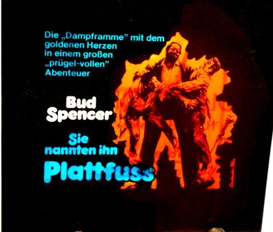 Sie nannten ihn Plattfuss Bud Spencer Original Kino-Dia / Film-Dia / Diacolor /