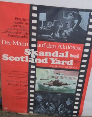 Skandal bei Scotland Yard Michael York Filmposter Original Kinoplakat 60/84